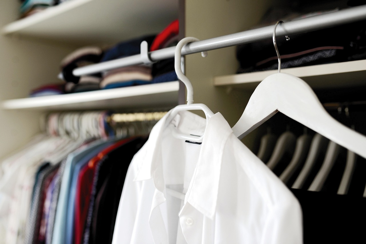 dry cleaning hangers clean garments